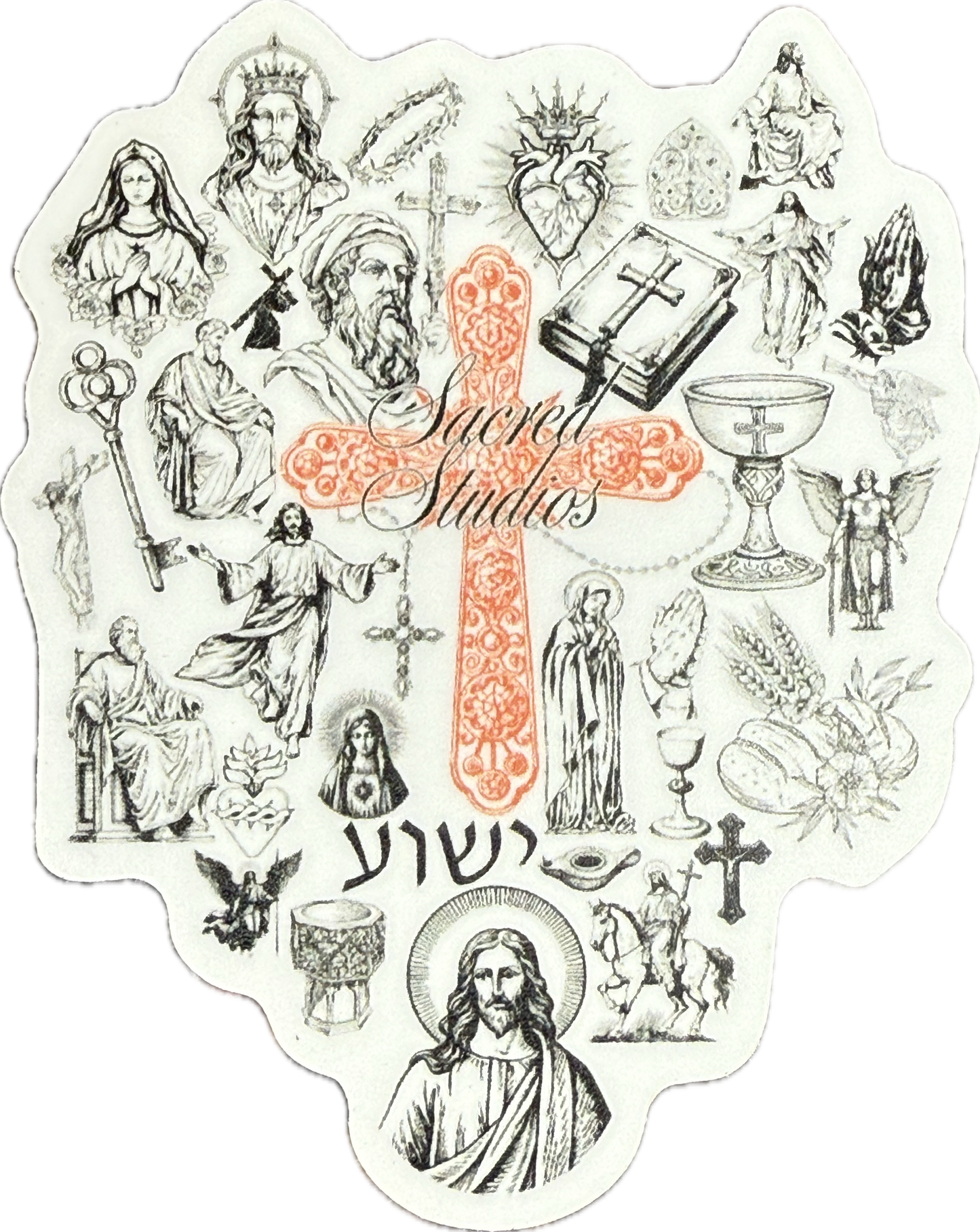 Sacred Heart Sticker